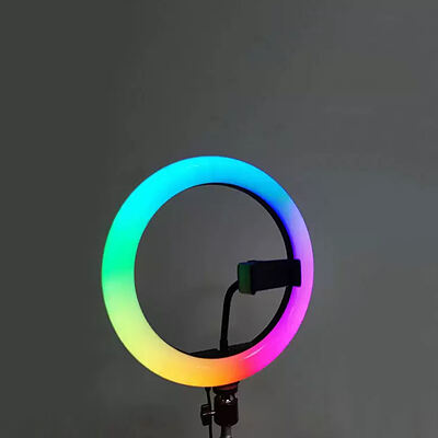 رینگ لایت مدل MJ26-RGB به همراه پایه 210 سانتی